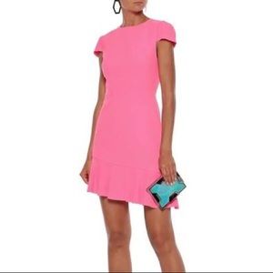 Alice + Olivia Fable Asymmetrical Ruffle Dress